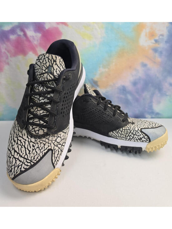Jordan Trainer ST Golf Shoes Black Elephant Print 833359-110 Mens Size 11 main image 10